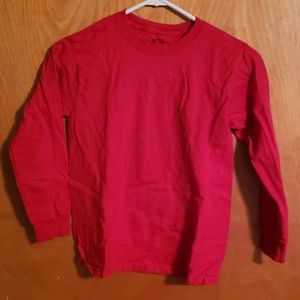 Red long sleeve shirt